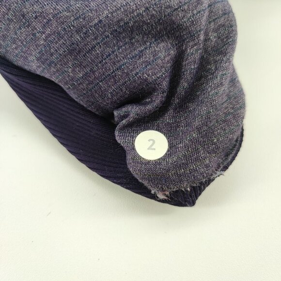 Lululemon Women’s Dance Studio Reversible Purple Hooded Jacket Size 2 - Picture 10 of 13